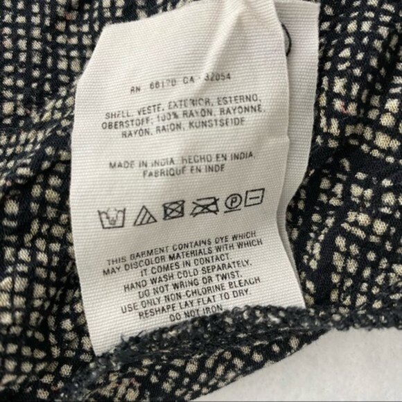 Anthropologie Hei Hei Nova Romper Black White Women Size XS - Picture 6 of 6